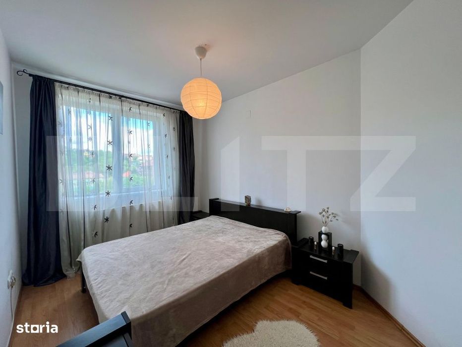 Apartament 2 camere mobilat utilat, parcare CF, lift, intermediar, zon