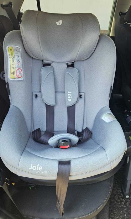 Scaun Copil Masina Auto Joie i-Spin 360 – Gri, set complet