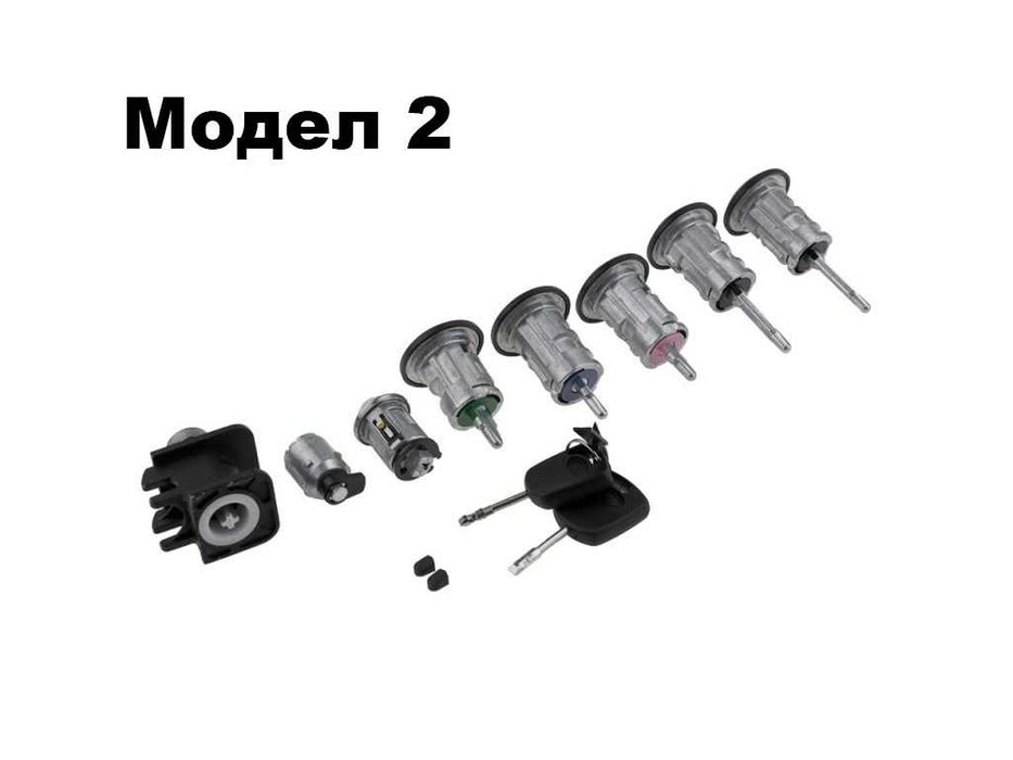 Комплект ключалки за всички врати ,запалване,резервоар за Ford Transit