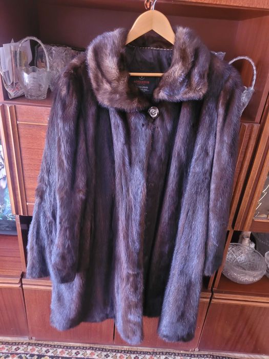 Шуба норковая б/у