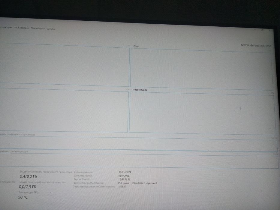 Продам видеокарту rtx3050 8ГБ