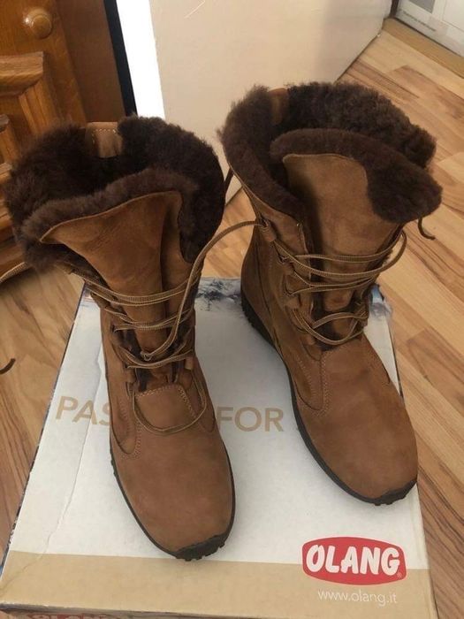 Ghete piele intoarsa OLANG
