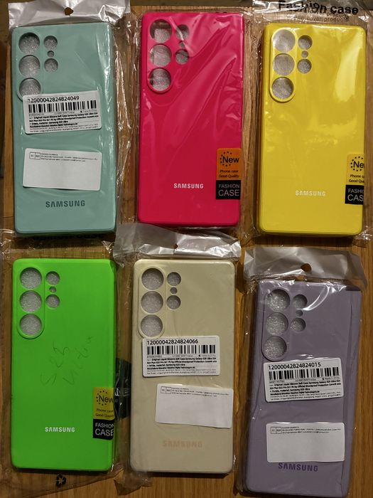Samsung S26,S25,S24,S23S22 всички модели кейс с лого,8цвята,микрофибър
