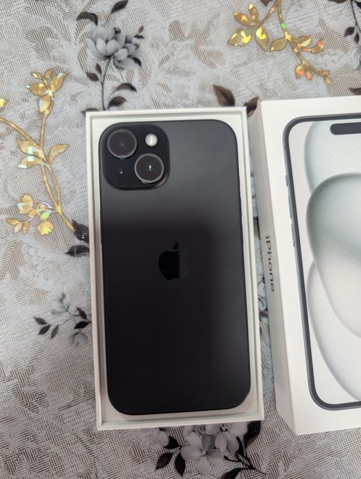 Iphone15 128 black neactivat