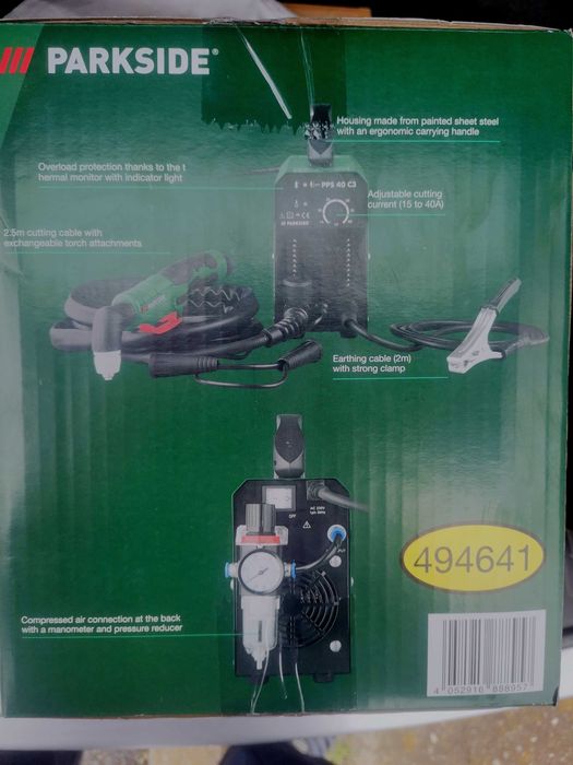 Плазмен резак PARKSIDE PPS 40 C3 – Нов не разпечатен