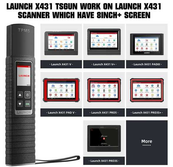 Tester diagnoza Launch X431 TSGUN i-TPMS –  presiune în anvelope