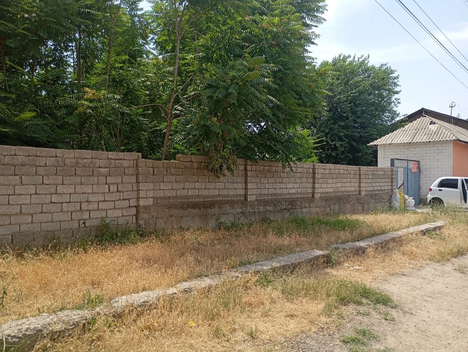 Үй курувчиларга ер,13 сотих,фасад 40 метр,Бордонкул,1 сотих 13 500 у.е