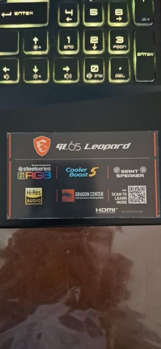 Игровой MSI Leopard Core i7-10750H GTX1660Ti