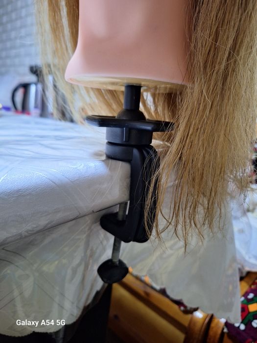 Маникен голова для обучения причёски