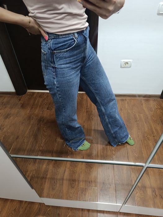 Blugi lungi Zara damă ușor flare