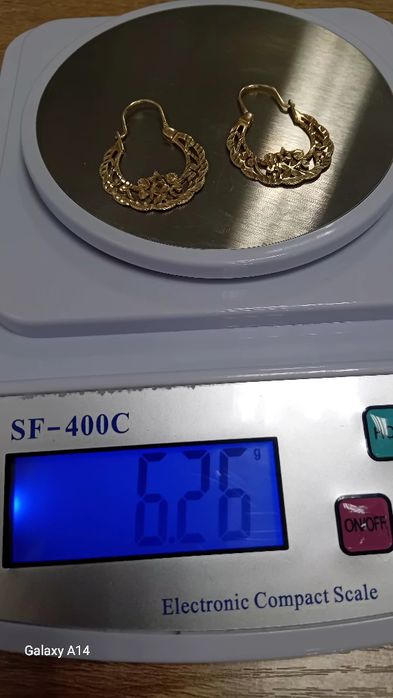 Златни обеци 14к