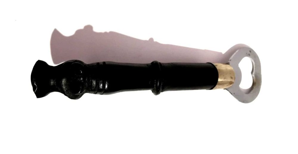 Отварачка от Абанос Ръчна Резба Фигурка Хипопотам