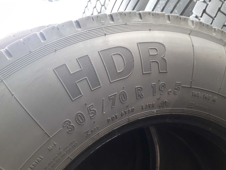 1 тежкотоварна гума R19.5 305/70 Continental HDR 148/145M M+S