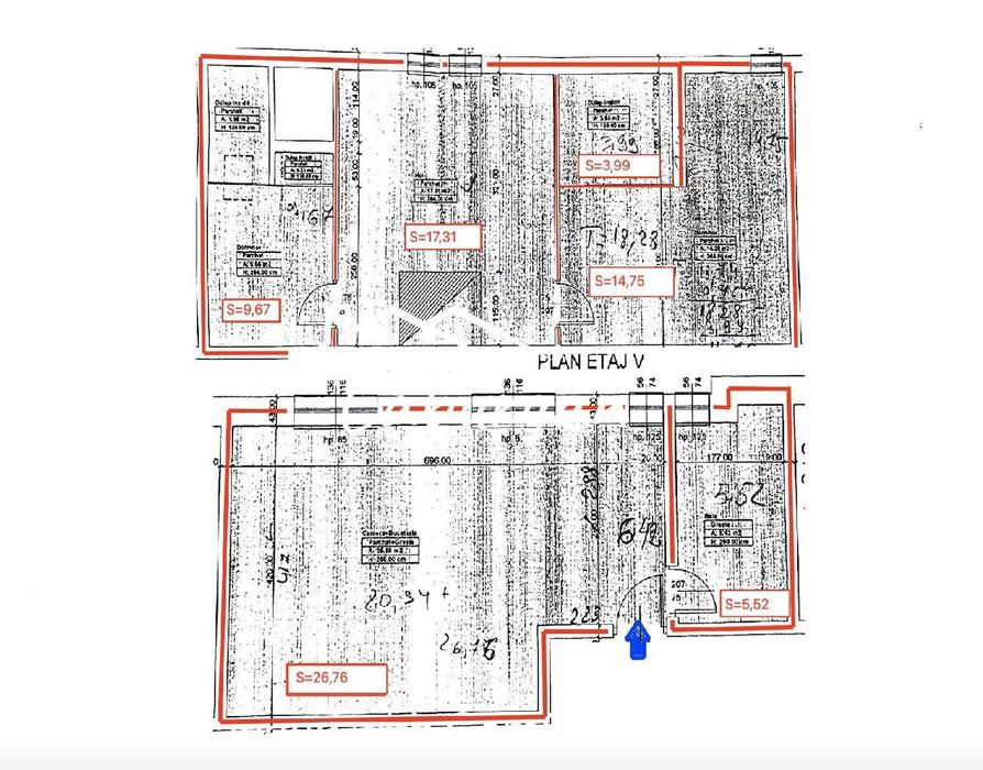 Apartament cu 3 camere, 76mp utili, mobilat, orientare Estica