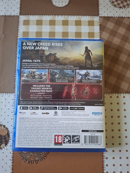 Assassins creed shadows PS5