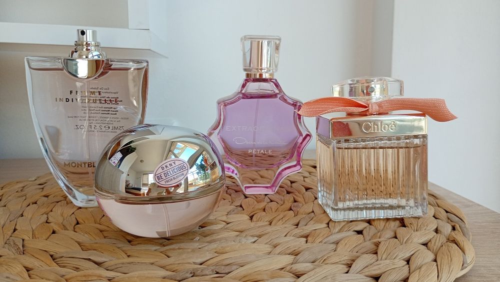 Парфюмна вода DKNY be delicious fresh blossom / Chloe  Rose Tangerine / Oscar de la Renta Extraordinary Petale/ Montblanc Femme Individuelle