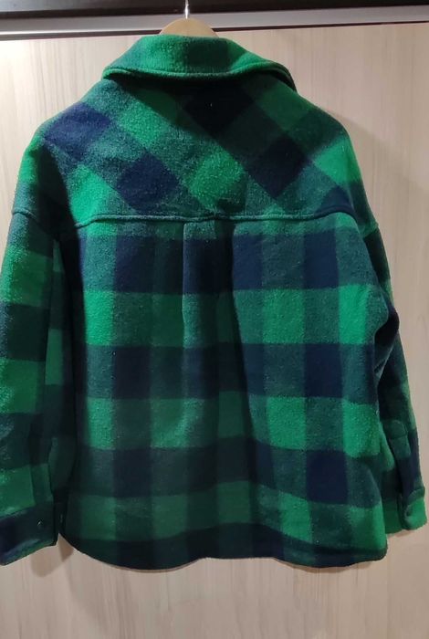 Топла зелена риза Zara