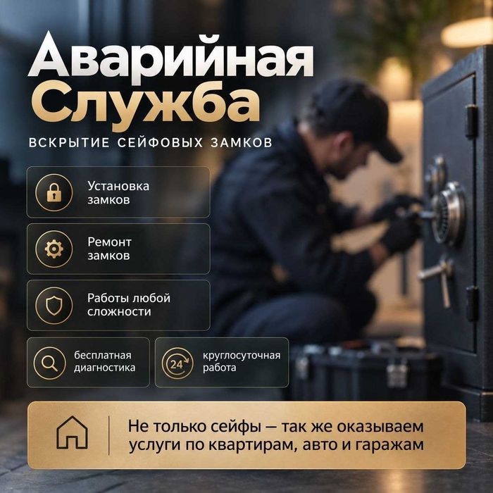 Вскрытие сейфа|замена замка|восстановление кода и ключей|открыть дверь