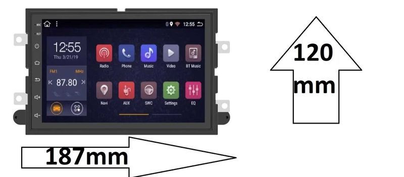 FORD F150 - 7'' Андроид Навигация , 9256