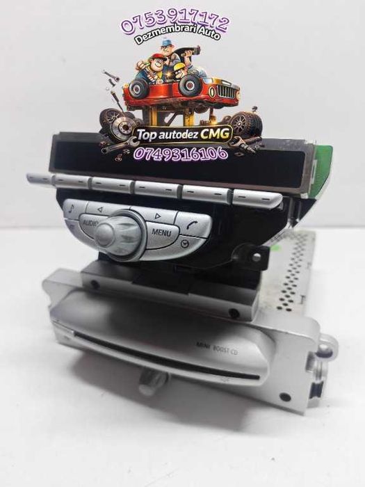 CD player Mini Cooper R56 65 12 3452681 01 radio cd display piese dezmembrez