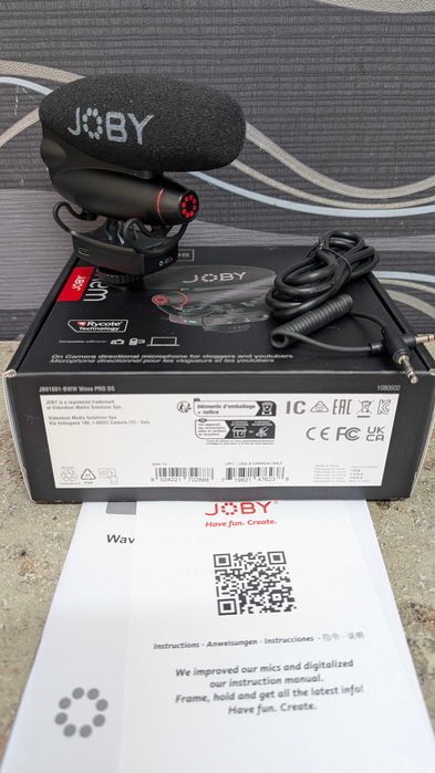 Microfon Joby Wavo Pro DS – NOU (Doar testat) + 2 ani Garanție