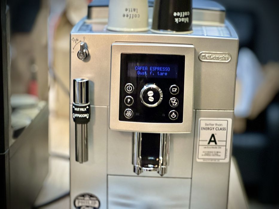 Espresor cafea si cadou pahare capucino