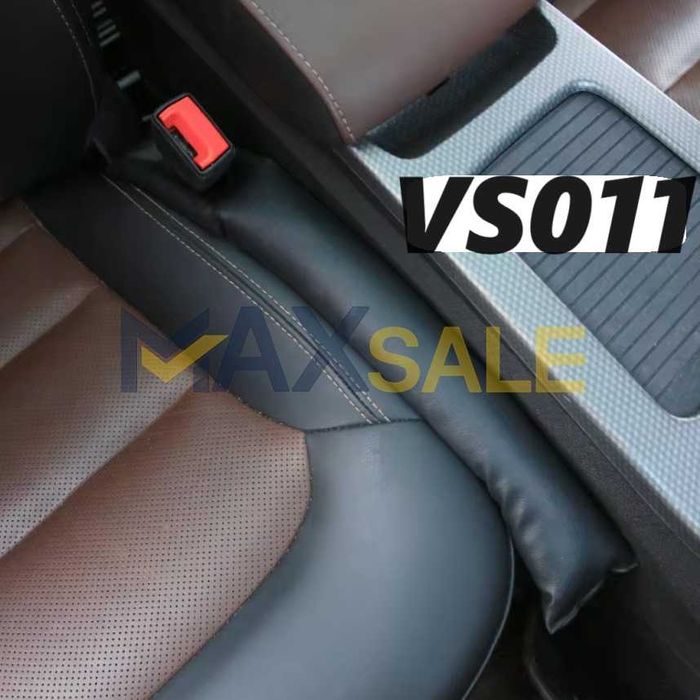 Възглавнички за между седалки черна кожена седалка универсална