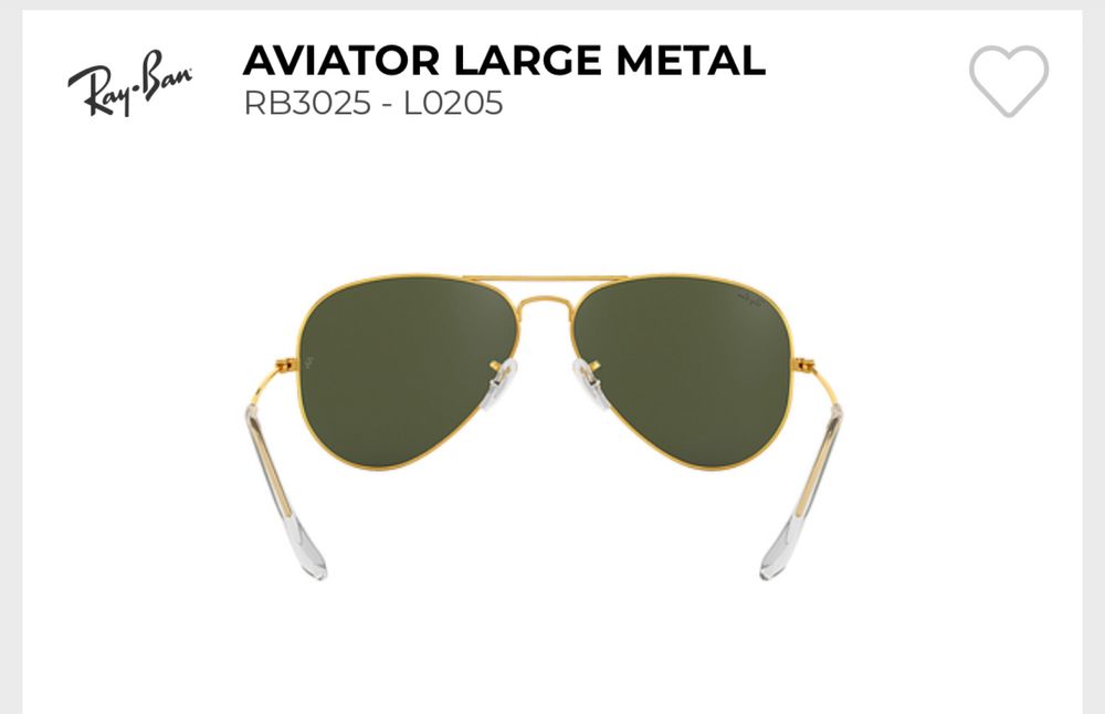 Ochelari de soare Ray-Ban Aviator