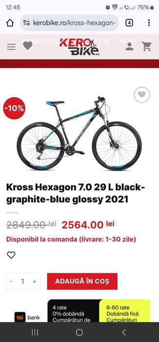 Kross Hexagon 7 -roti 29"