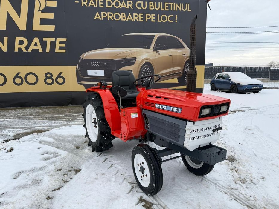 Mini tractor Kubota B1600, 2005, 16CP, RATE CU BULETINUL,  AVANS 0