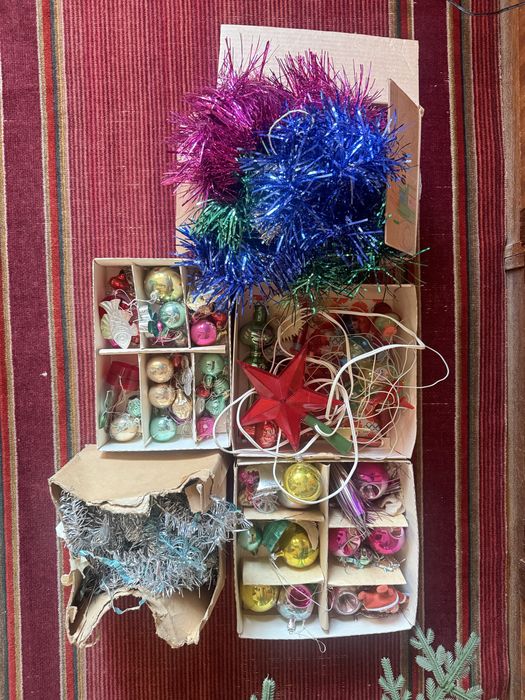 Новогодние советские игрушки