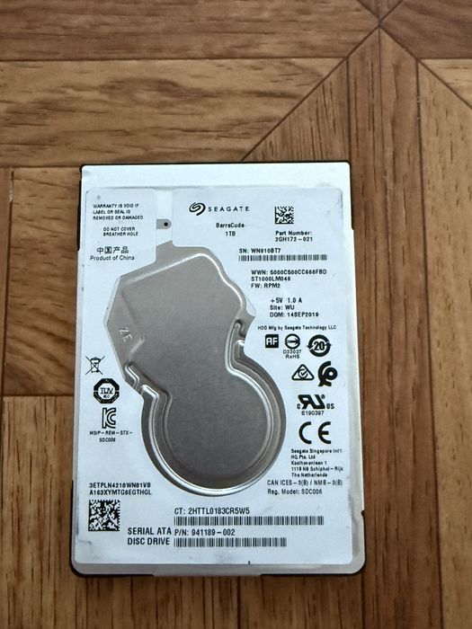 Продам жесткий диск WD Blue 1TB (WD10EZEX)