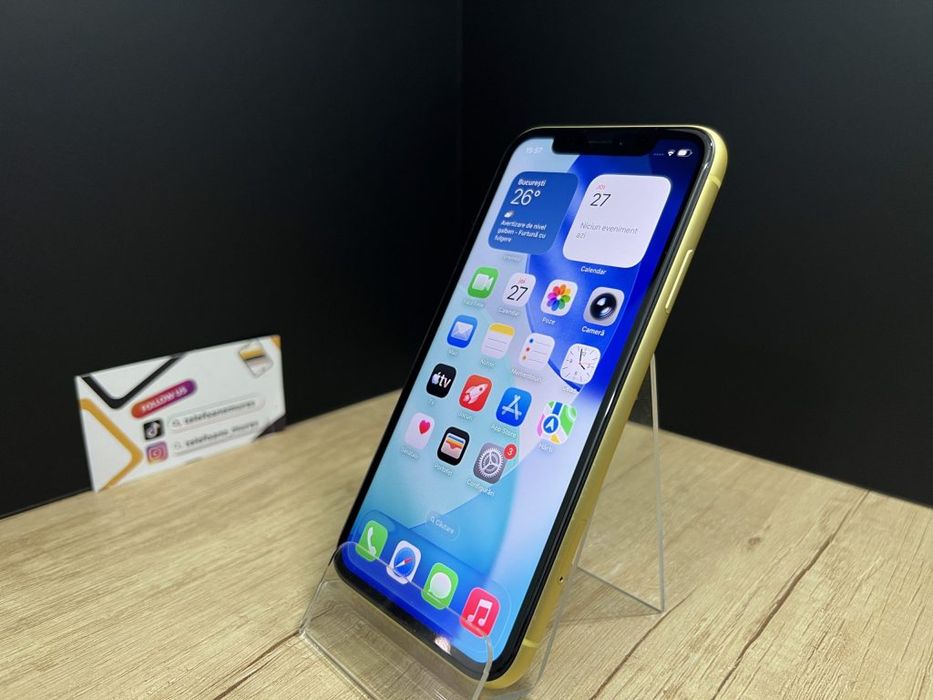 iPhone 11 64Gb Yellow Second-Hand 3 ani garanție, Telefoane Mures
