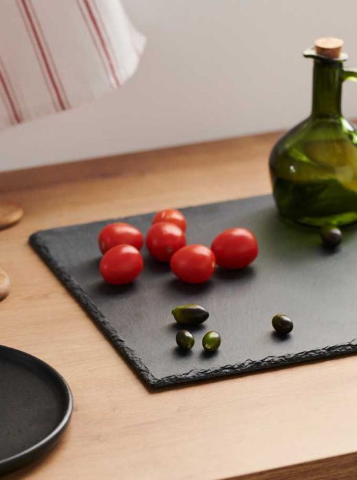 Tava din ardezie pentru servire rotunda 30cm sau patrata 30x30 cm