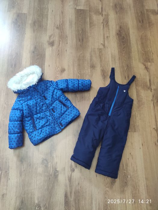 Зимний полукомбинезон с курткой ошкош Oshkosh. На 4года
