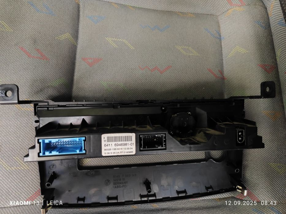 Управление климатроник bmw e60