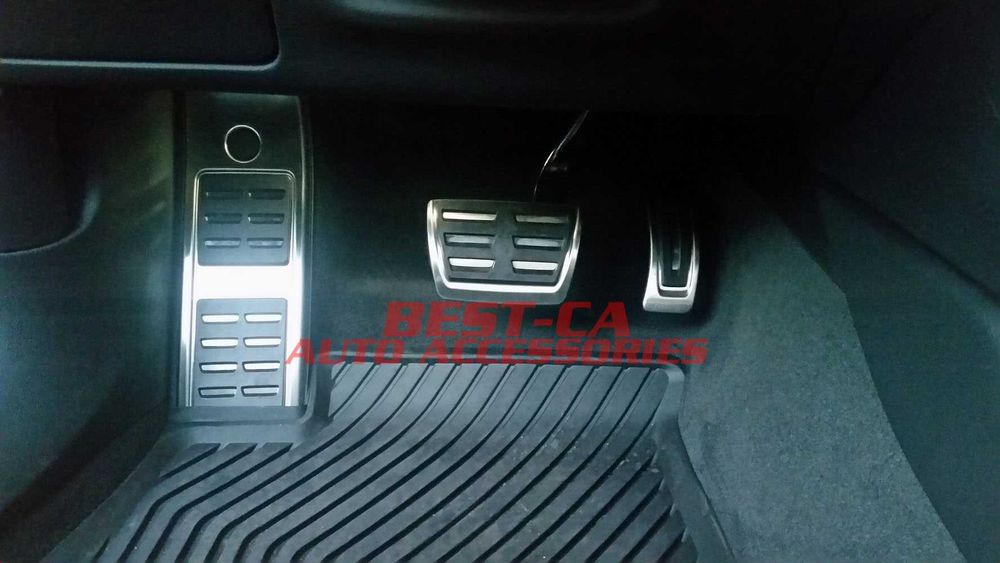 Set ornamente INOX sport pedale automata pentru Audi A4, A5 (B9)