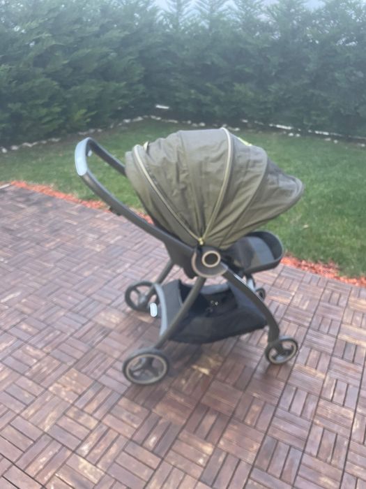 Set complet GB Goodbaby – cărucior + scoică auto + bază ISOFIX