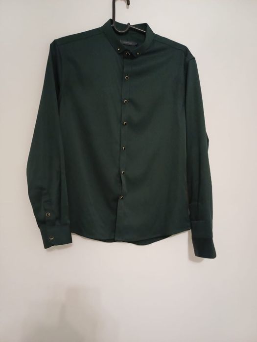 Рубашка цвет изумруд
