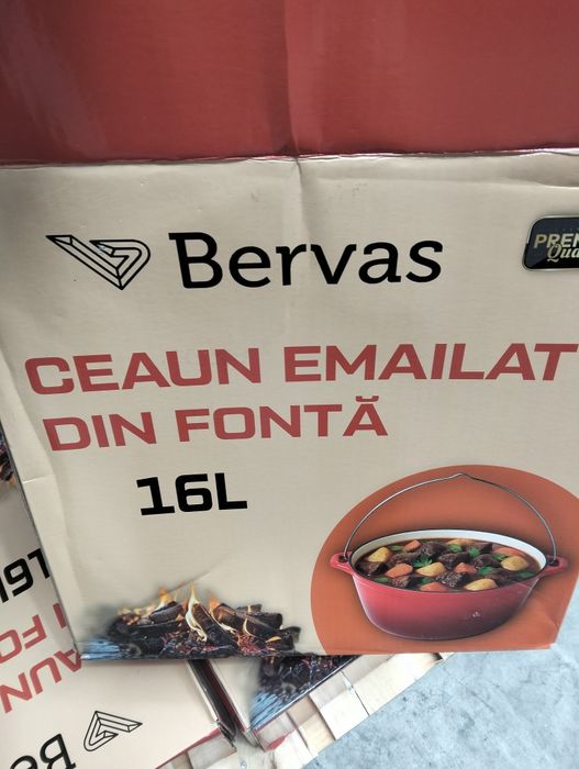 Ceaun de fontă emailat