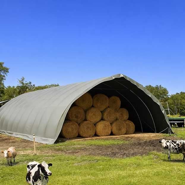 Cort industrial semirotund 9.76 x 12 m