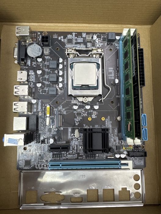 Материнская плата H61 Intel, i5 3470,4x2DDR3, комплект