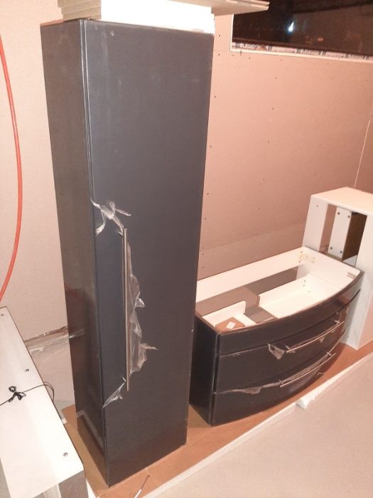 Mobila baie MDF, masca lavoar, ghiuveta, produs NOU, made in GERMANY