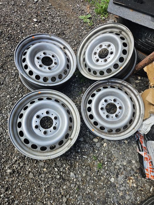 Set 4 jante Janta originala R16 ET 54 mercedes sprinter in 6 gauri la prezoane  valva cu senzor  de presiune punte simpla