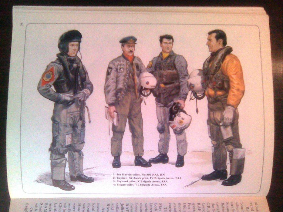 книга "Воздушная битва за Фолькленды" авиационный справочник Англия