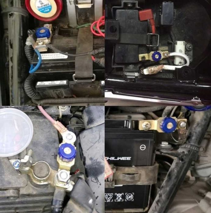 Клема за акумулатор, ключ маса, 12/24V, 175A, минус, до 500А