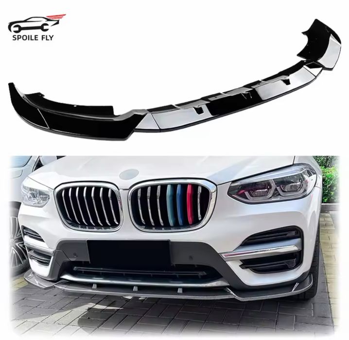 Лип спойлер / добавка за предна броня за BMW X3 / X4 G01 / G02 2018-2022 lip - преден лип