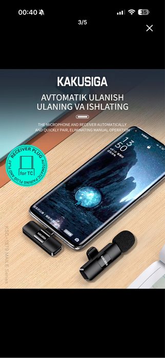 Микрофон петличный для Android