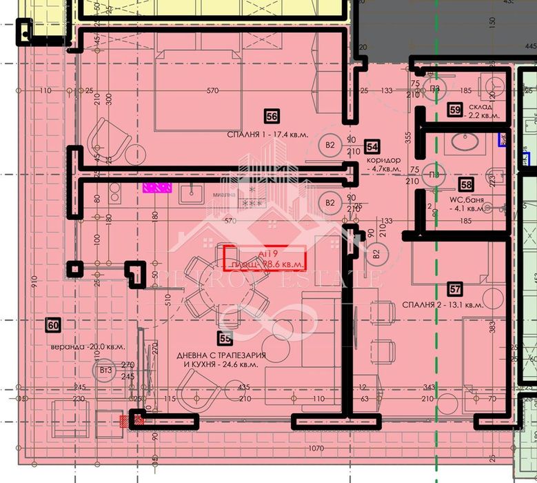 Продава се Тристаен апартамент в Велинград - 114 кв.м за 1097 €/кв.м - Снимка #1