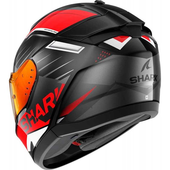 Каска SHARK RIDILL 2 BERSEK Black/White/Red